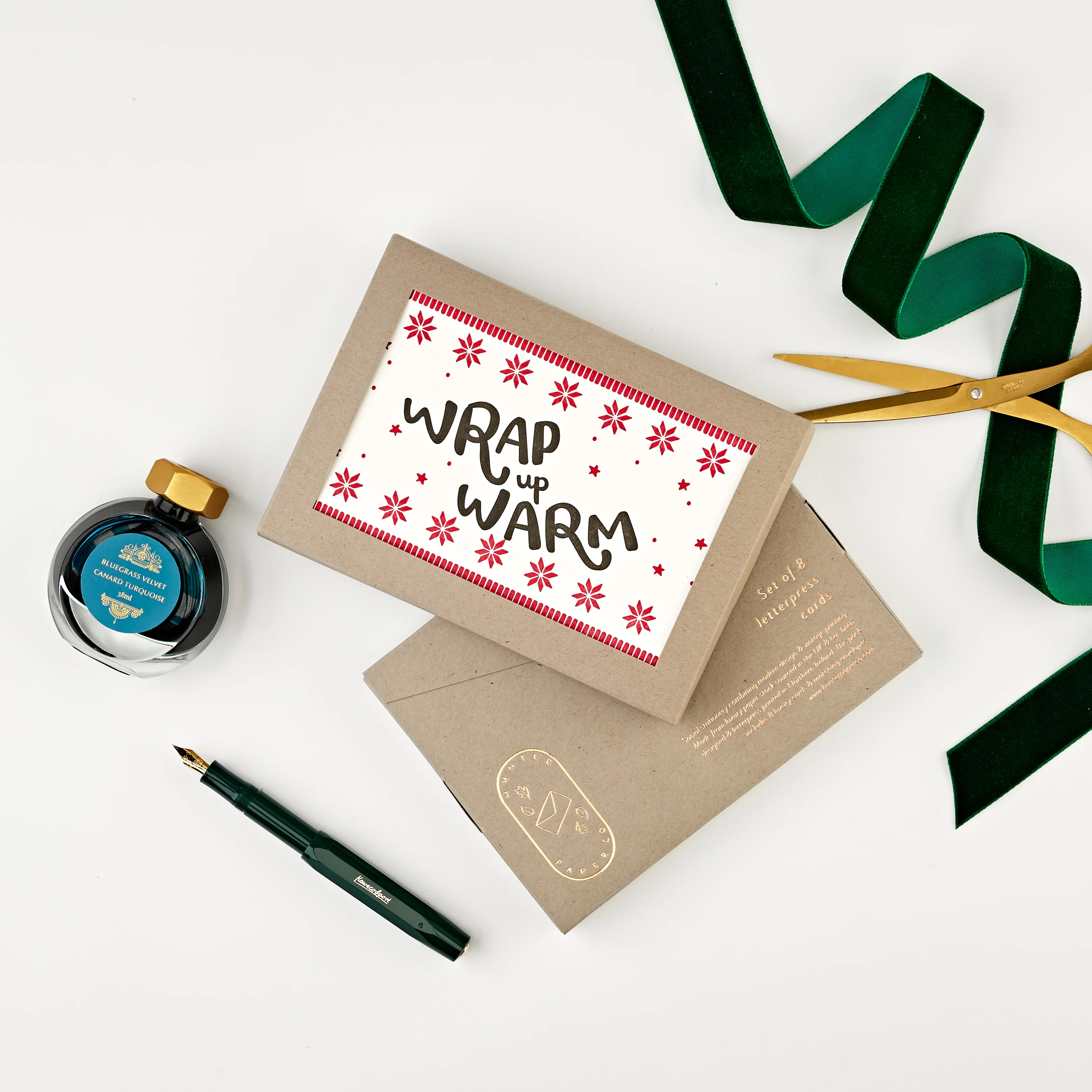 Wrap Up Warm Pack of 8 Christmas Cards - Image 2