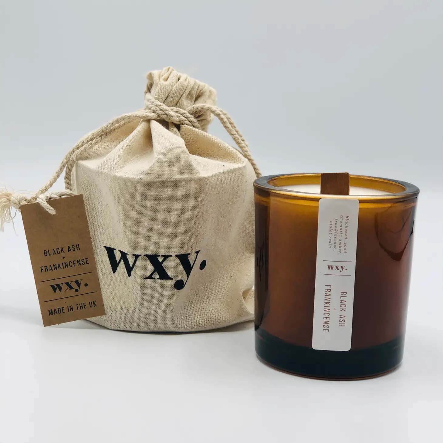 Wxy Black Ash & Frankincense 12.5oz Candle - Image 3