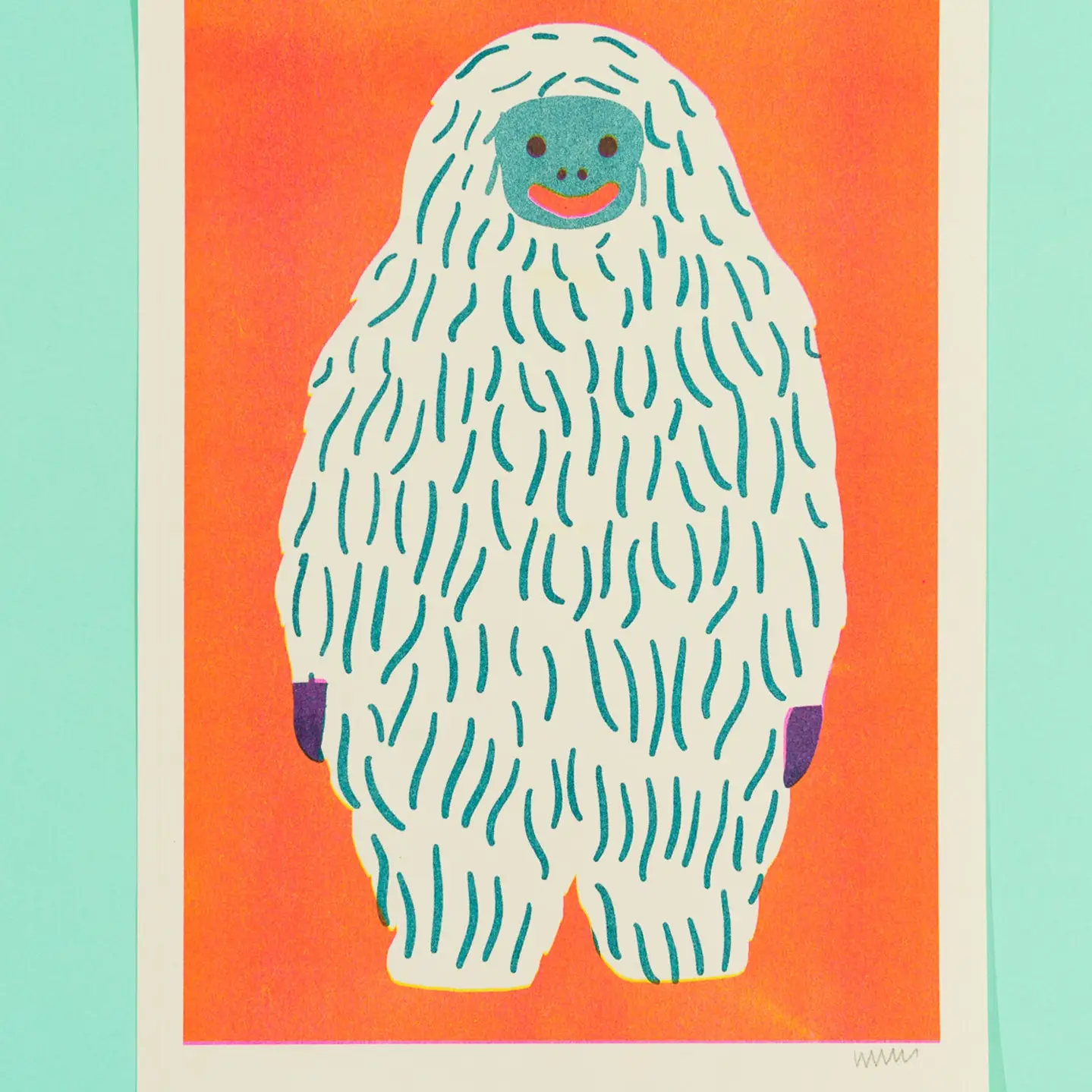 Yeti A4 Riso Print
