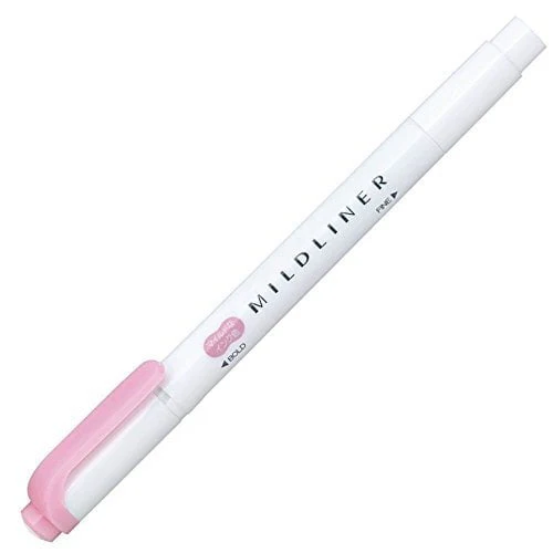 Zebra Mildliner Twintip Highlighter Slightly Fluorescent 5 Colour Set - Image 6